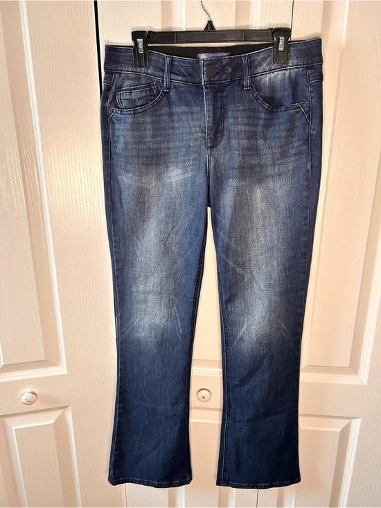 Democracy Denim - Democracy Women’s Size 10 Ab Solution Mid-Rise Jeans Dark Wash Blue Bootcut